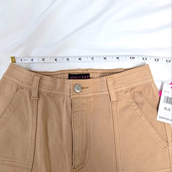 With Jules Big Girl's Cargo Pants Size XL - Picture 6 of 7